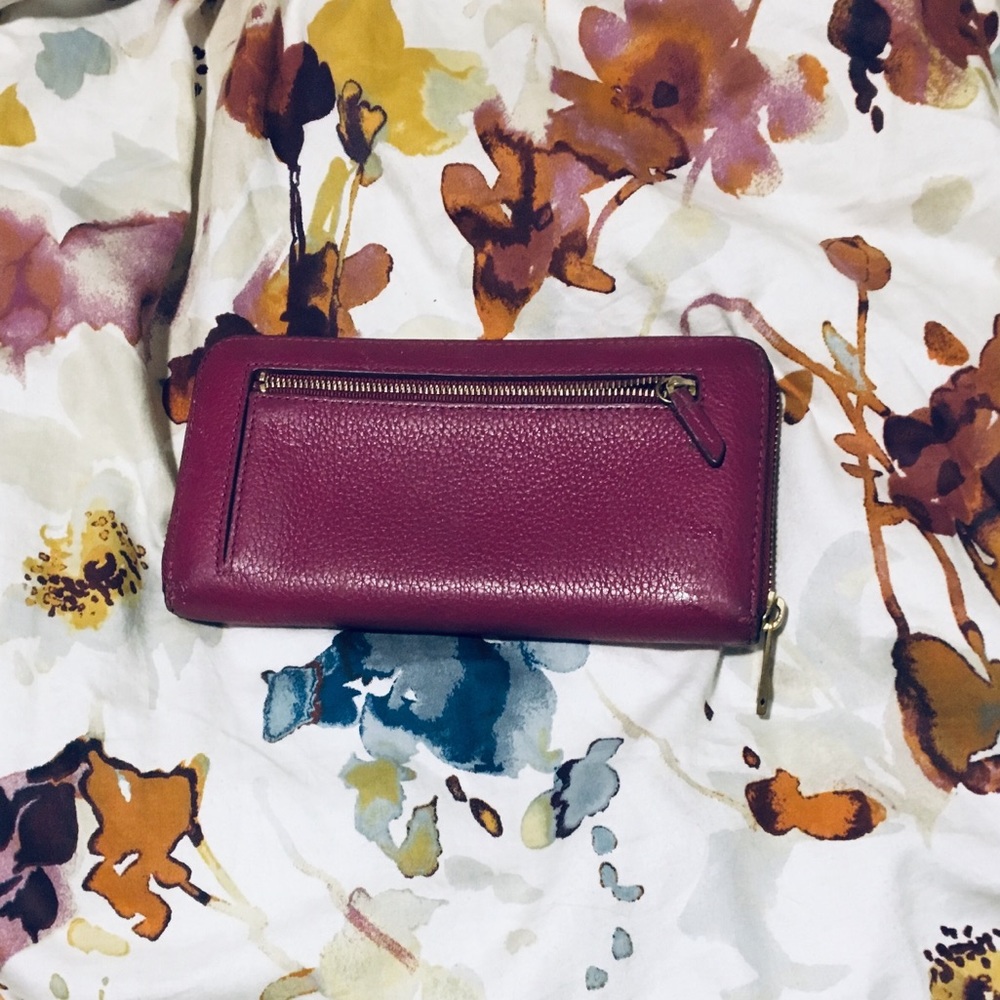 Burgundy Leather Wallet